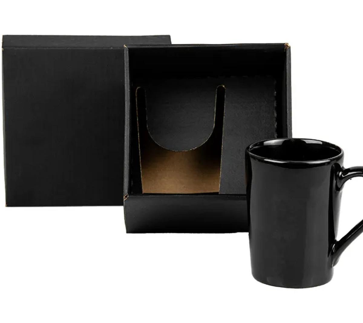 Caneca Cerâmica Preta 230ml