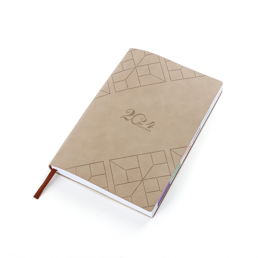 Agenda Couro Sintético 2024 20,9x14,5cm