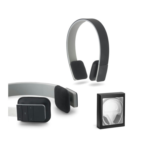 Fone de Ouvido Bluetooth em Plástico ABS Ajustável 157x165mm