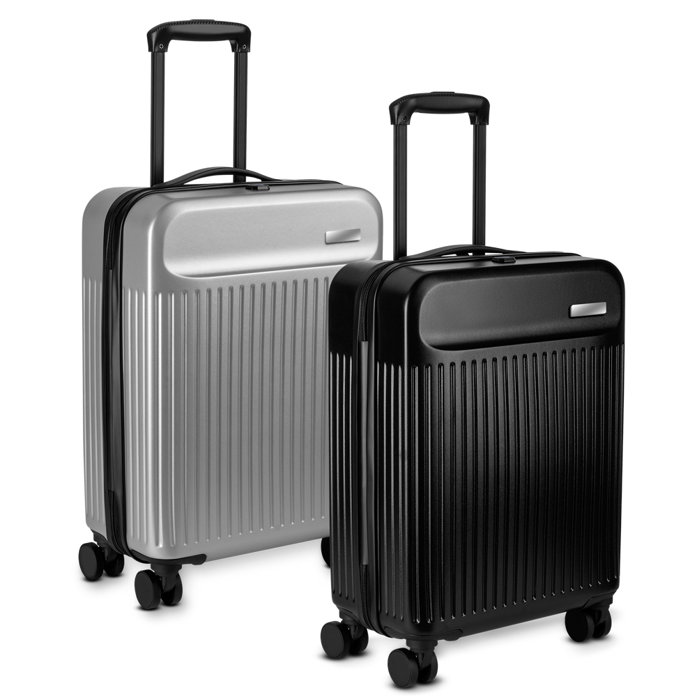 Mala de Bordo ABS com USB 40L Poliéster