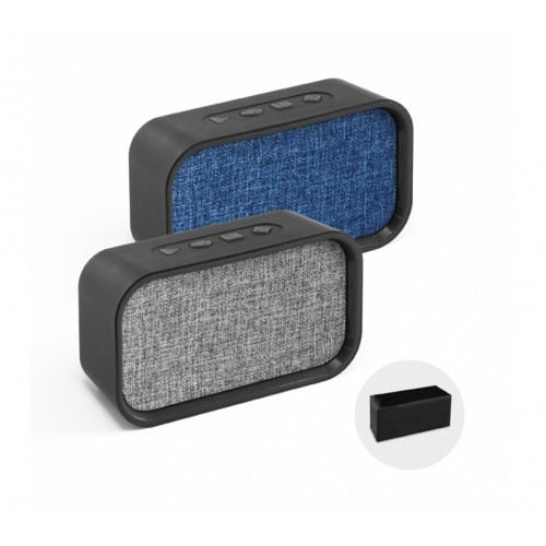 Caixa de Som Bluetooth Plástico Poliéster 140x80mm