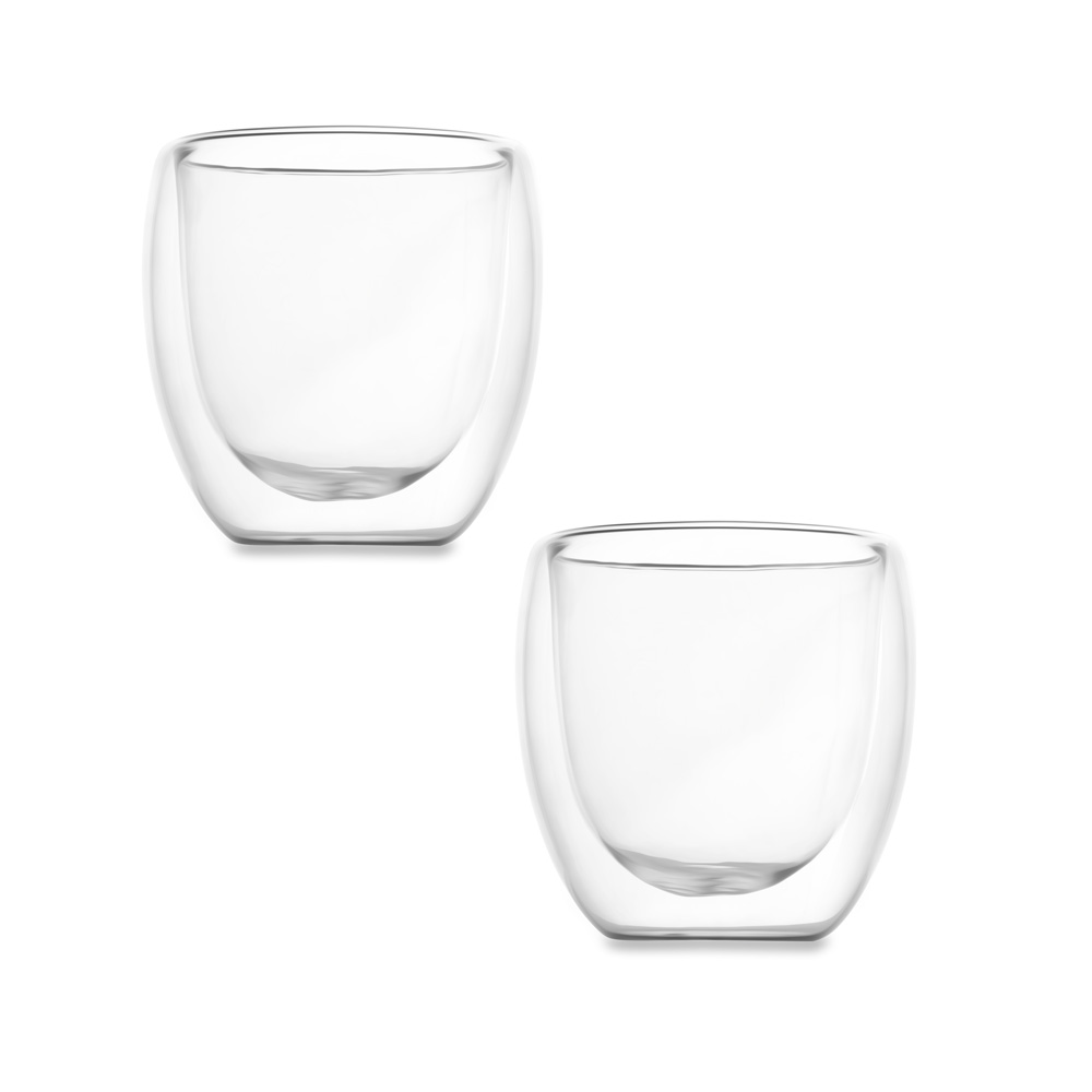 Conjunto Copos Térmicos Vidro 180ml