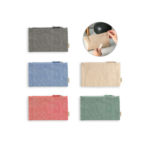 Necessaire Algodão Reciclado 225x120mm Poliéster