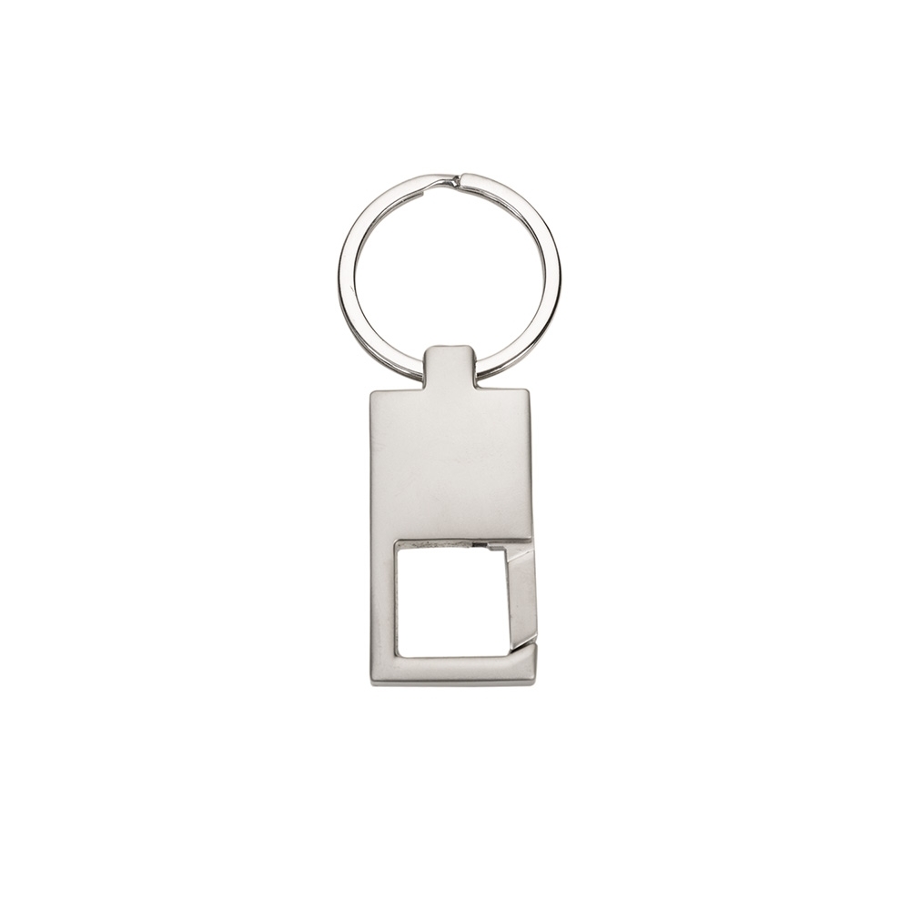 Chaveiro de Metal Retangular 8x3,5cm