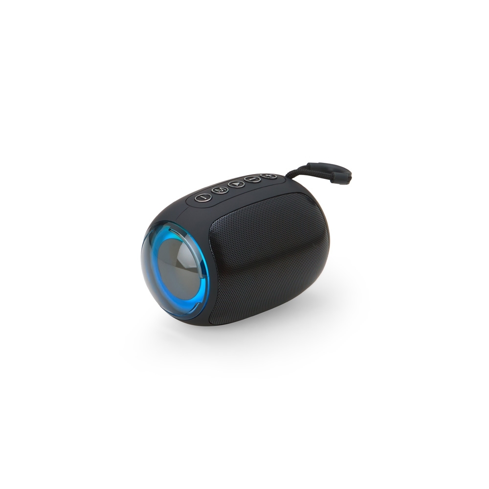 Caixa de Som Plástica RGB Bluetooth 12cm Nylon
