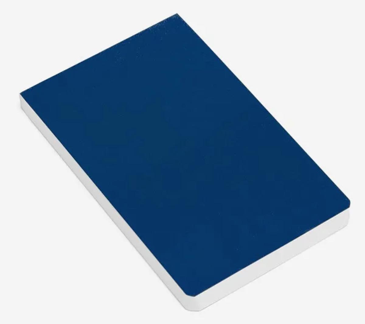 Bloco de Anotações Papel Azul 100 Folhas Sem Pauta