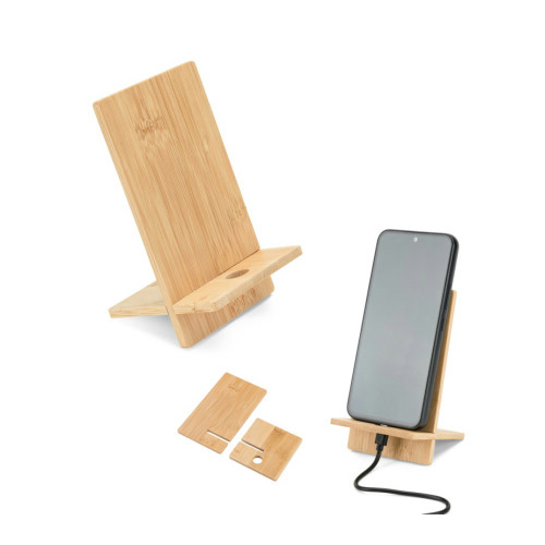 Suporte para Celular em Bambu Desmontável 80x130mm