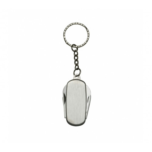 Chaveiro Canivete Metal 4 Funções 50x27mm