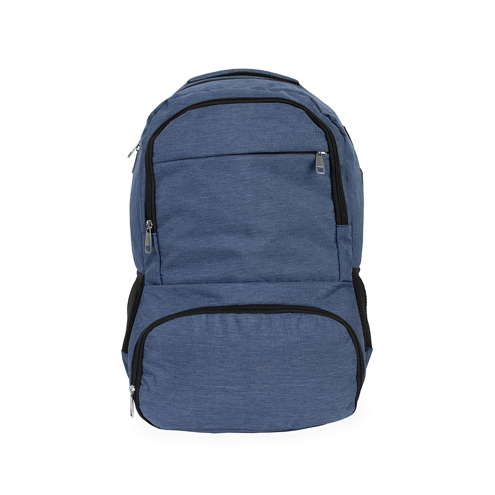 Mochila Poliéster com USB e Compartimento Térmico 26L