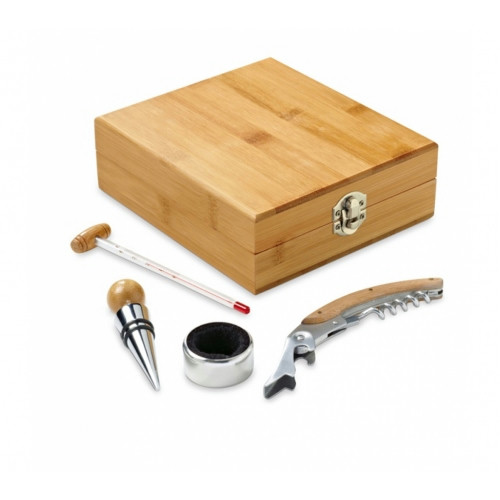 Kit Vinho 5 Peças em Bambu 147x167mm