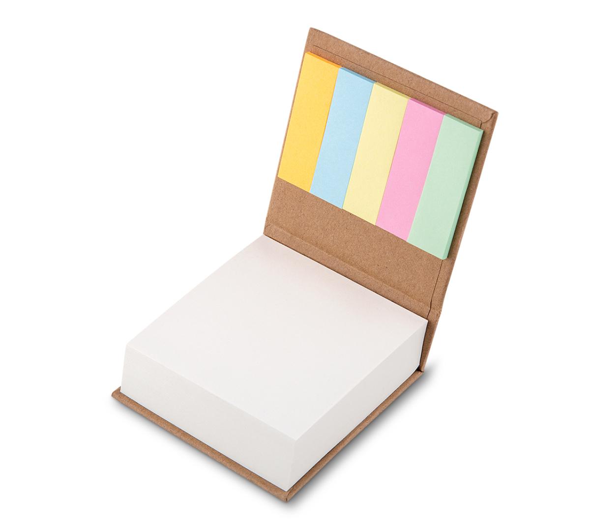 Bloco de Anotações Papel Kraft 200 Folhas 8,1x8,3cm