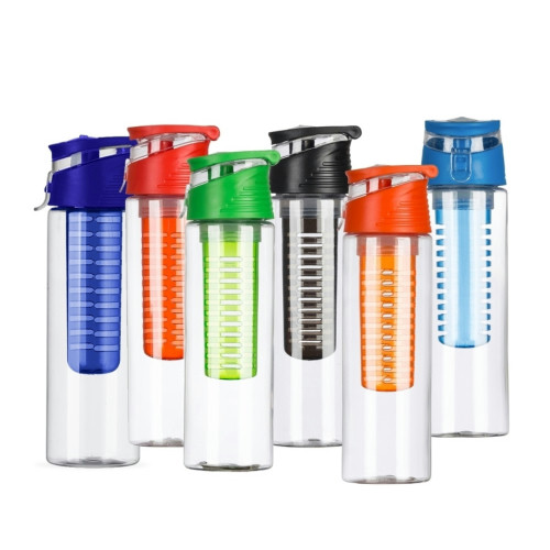 Garrafa Squeeze Plástica 700ml com Infusor