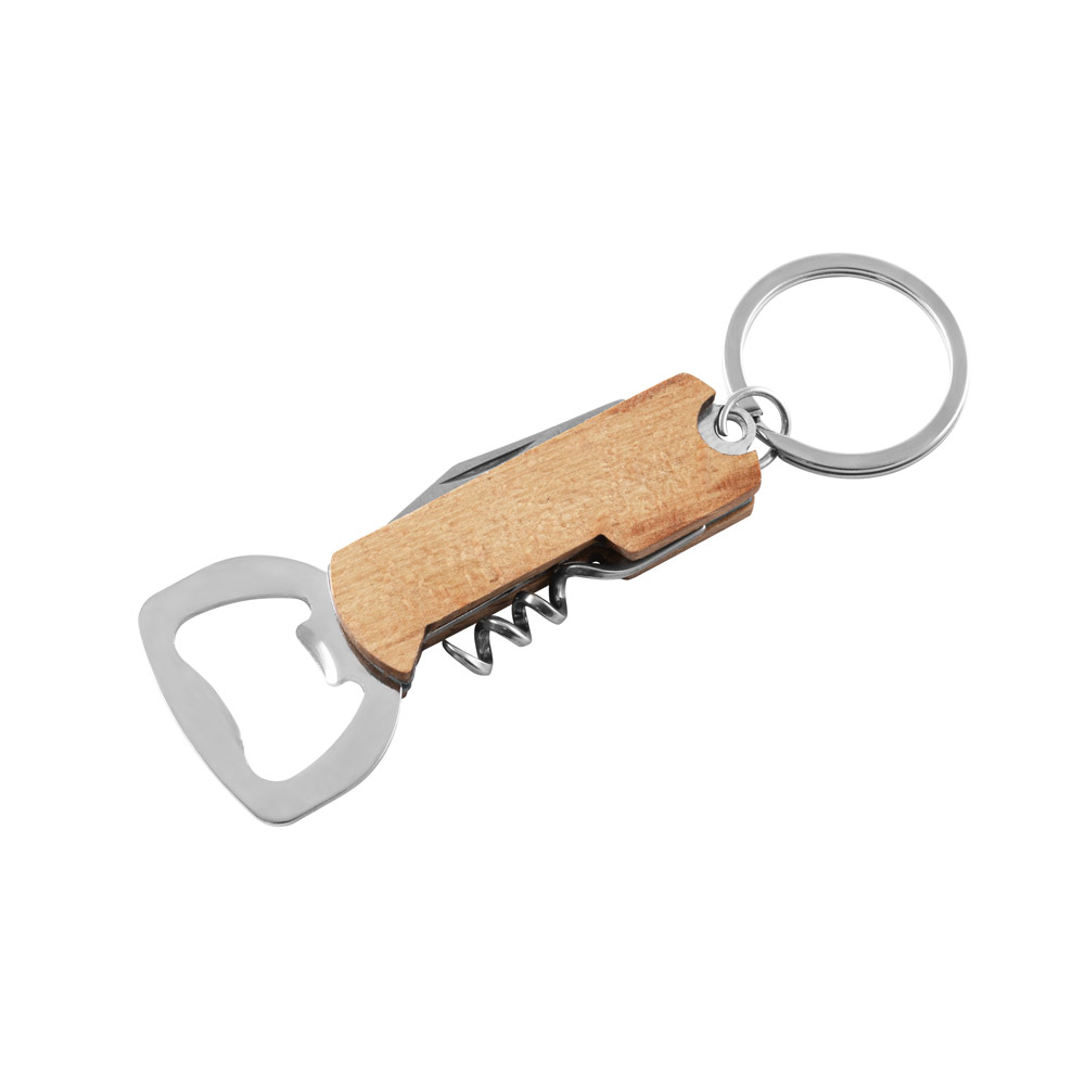 Canivete Multiuso Bambu Chaveiro 3 em 1 83x35mm