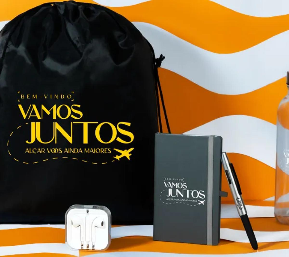 Kit 5 Peças Mochila Sacola Nylon