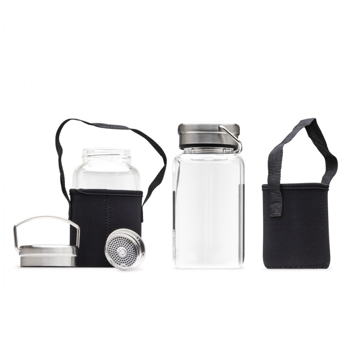 Garrafa Vidro Borossilicato 650ml c/ Infusor