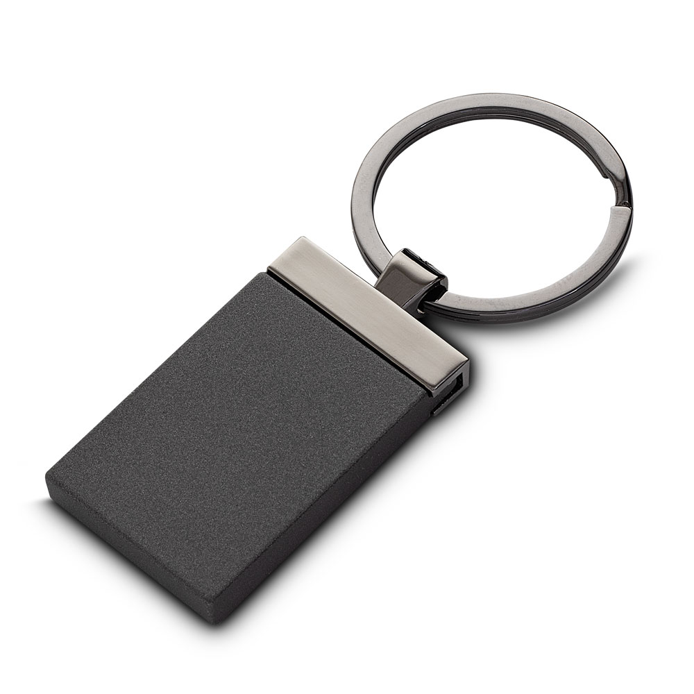Chaveiro executivo em Liga de Zinco, Ferro e Alumínio 8x3,5cm