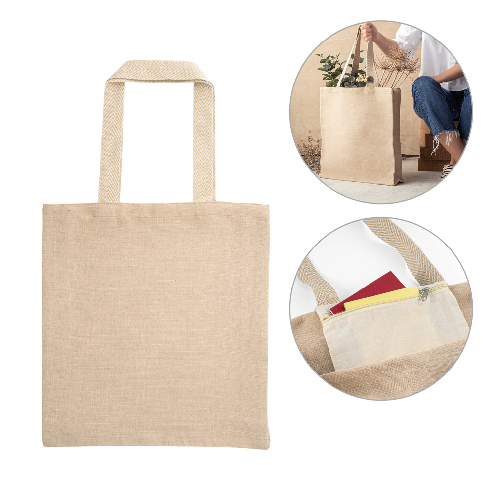 Sacola em Juco Juta 370x410mm
