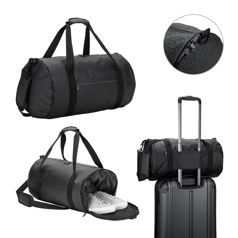 Bolsa Esportiva Cilíndrica em Poliéster Reciclado 32L