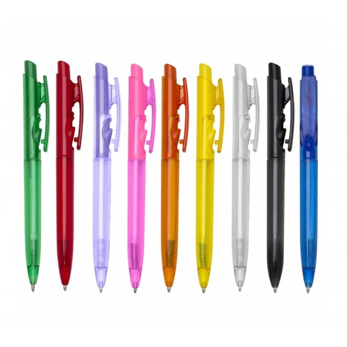 Caneta Plástica Clique 14 cm