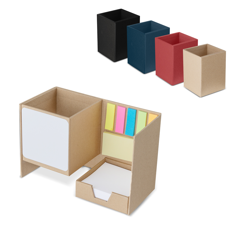Porta Lápis Papel com Bloco de Notas 11,2x8,9cm 170 Folhas