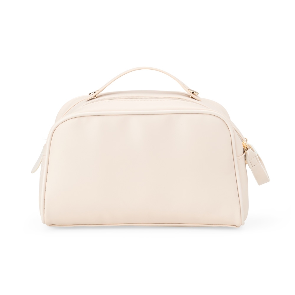 Necessaire PU com Zíper Duplo Resistente à Água