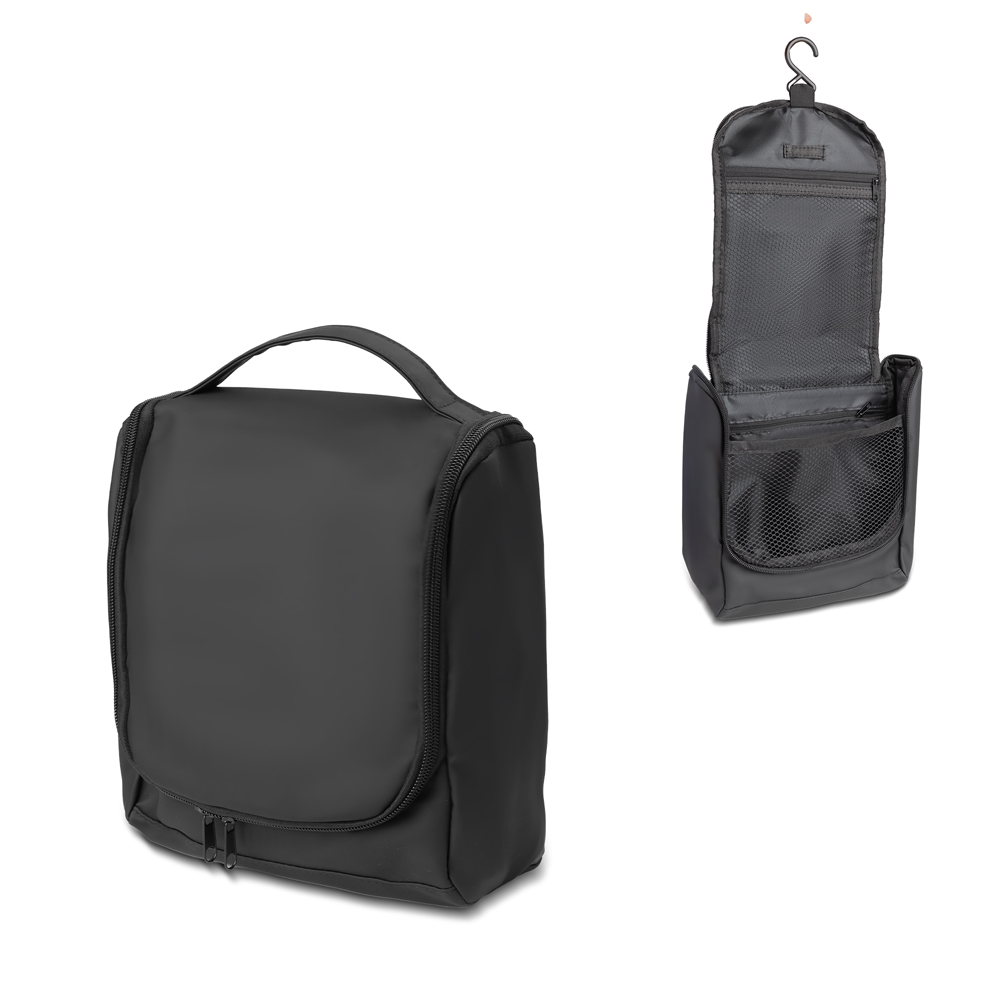 Necessaire em PU com Gancho 25x22,5cm