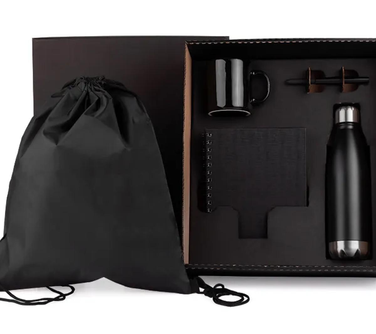Kit Caderno e Acessórios 5 Peças Nylon
