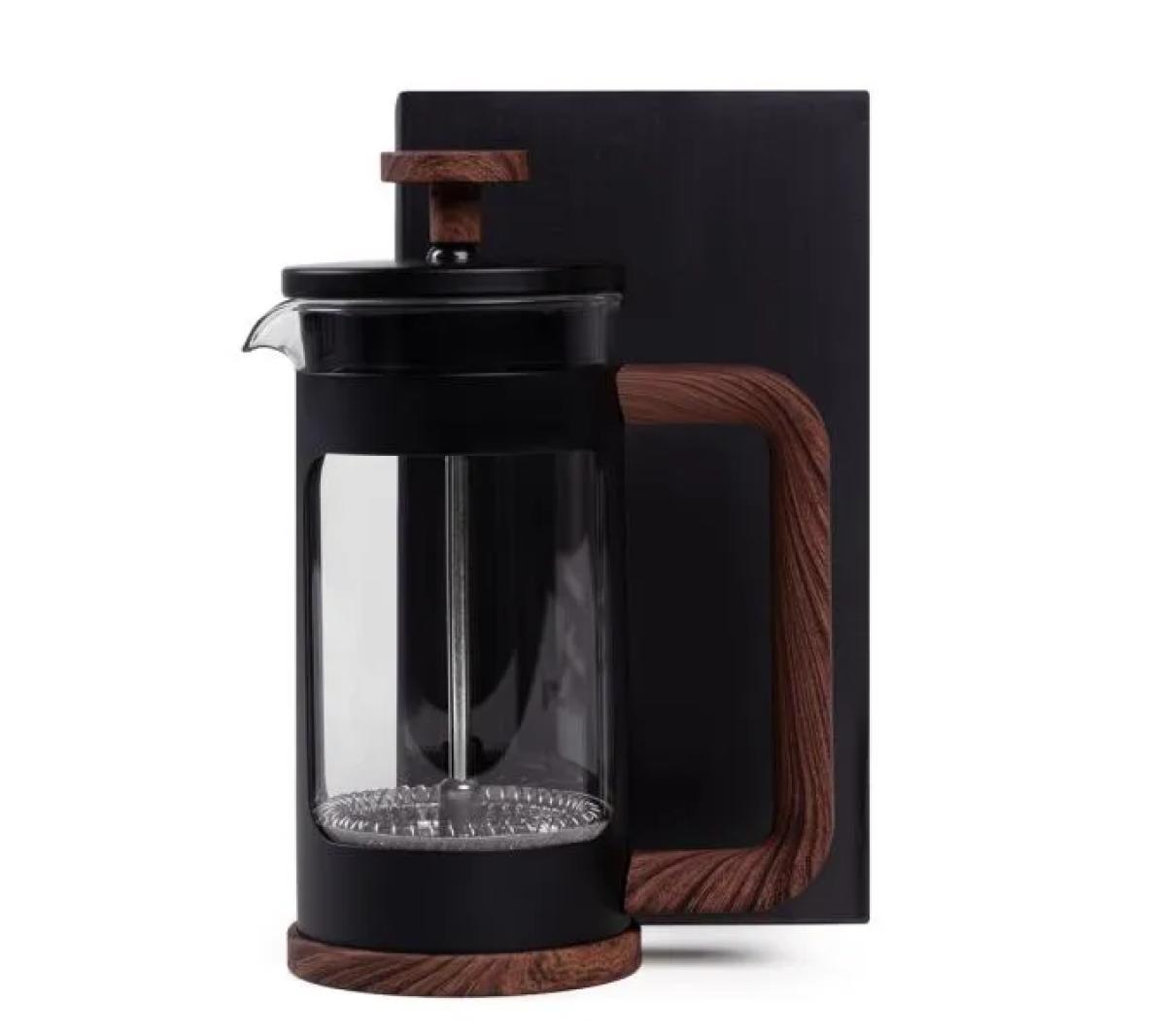 Cafeteira Prensa Francesa Vidro Borosilicato e Aço Inox 350ml