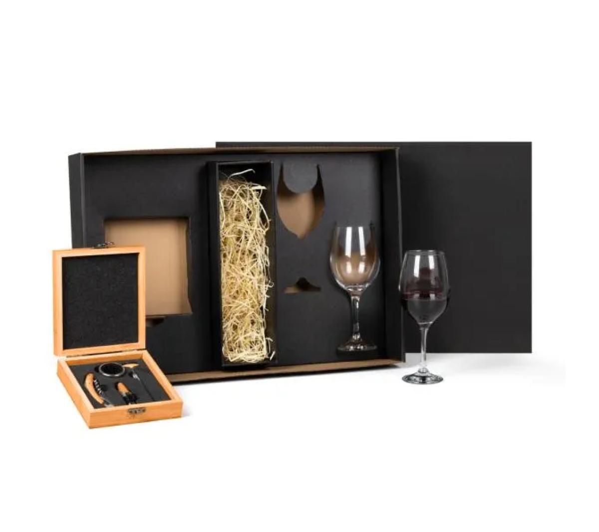 Kit para Vinho Acessórios Inox 6 Pçs