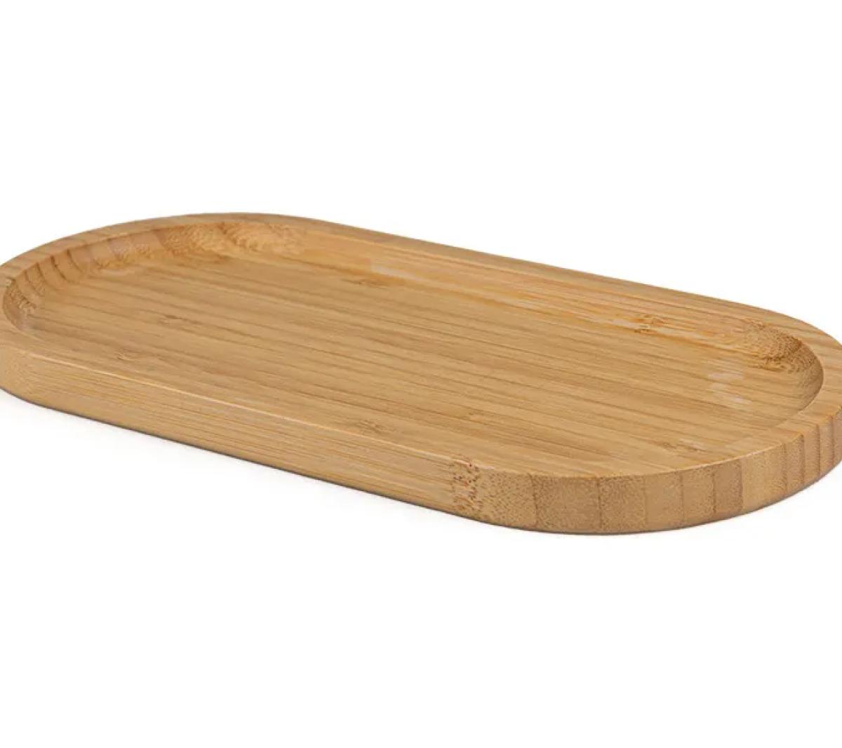 Bandeja para Servir em Bambu 26x12cm
