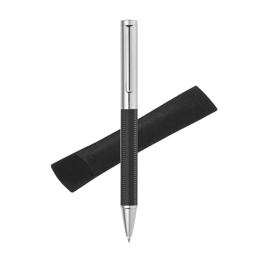 Caneta Esferográfica Metal Twist Escrita Preta 11x138mm