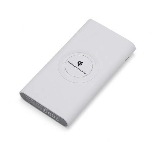 Power Bank Plástico 8000mAh com Indução