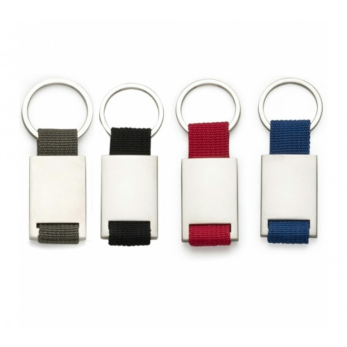 Chaveiro de Metal Personalizado Fosco Nylon
