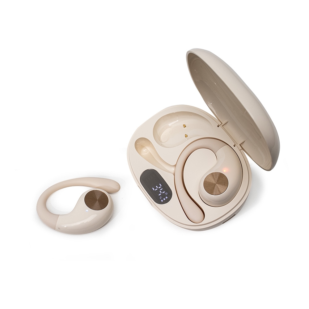 Fone de Ouvido Condução Óssea Plástico ABS Bluetooth 5,7x7,5cm