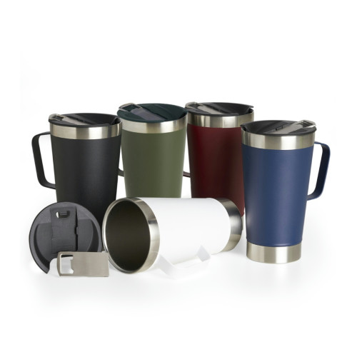 Caneca Térmica Aço Inox 17,3x11,8cm
