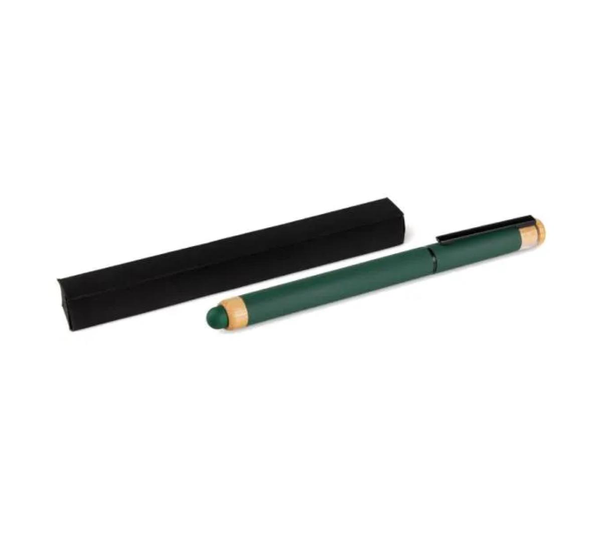 Caneta Roller Alumínio Reciclado Verde