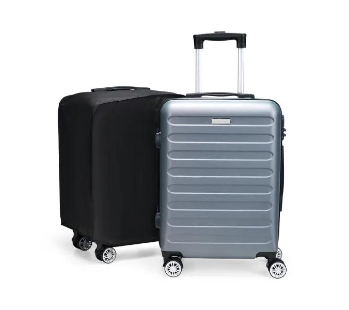 Mala de Viagem ABS Rígido 38L 360º Alumínio