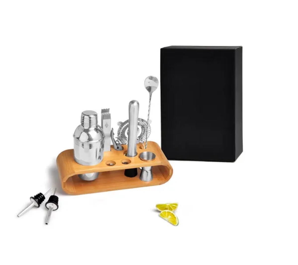 Kit Bar em Aço Inox 10 Peças