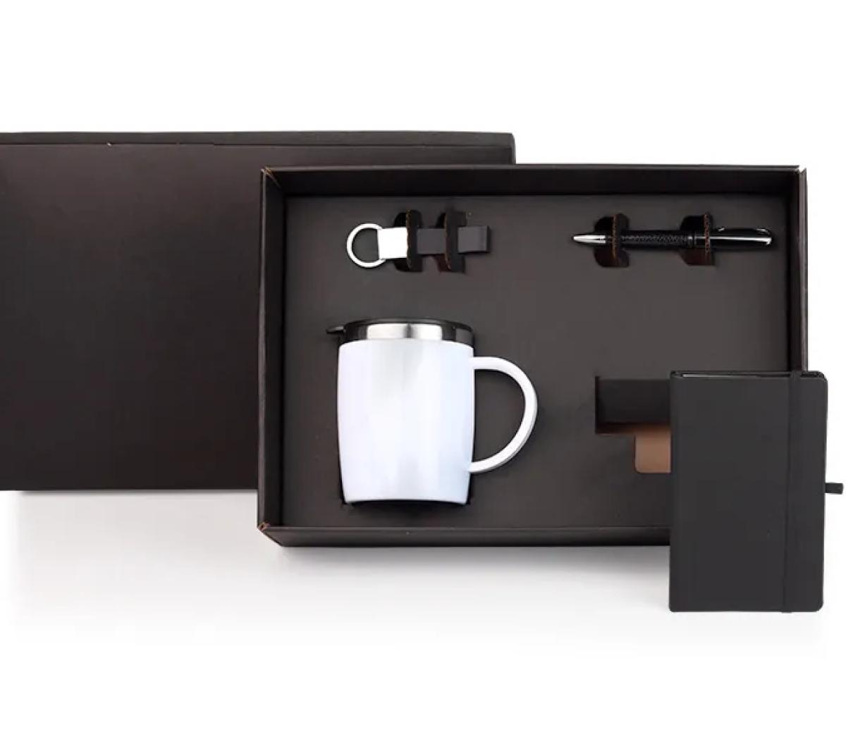 Kit Caneca Aço Inox e Acessórios
