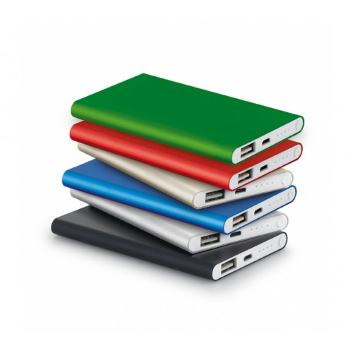 Carregador Portátil Slim Alumínio 4000 mAh 110x68mm