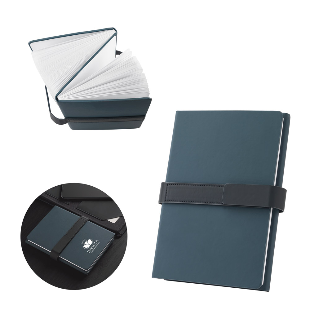 Caderno A5 Capa Dura PU e Poliéster 150x210mm