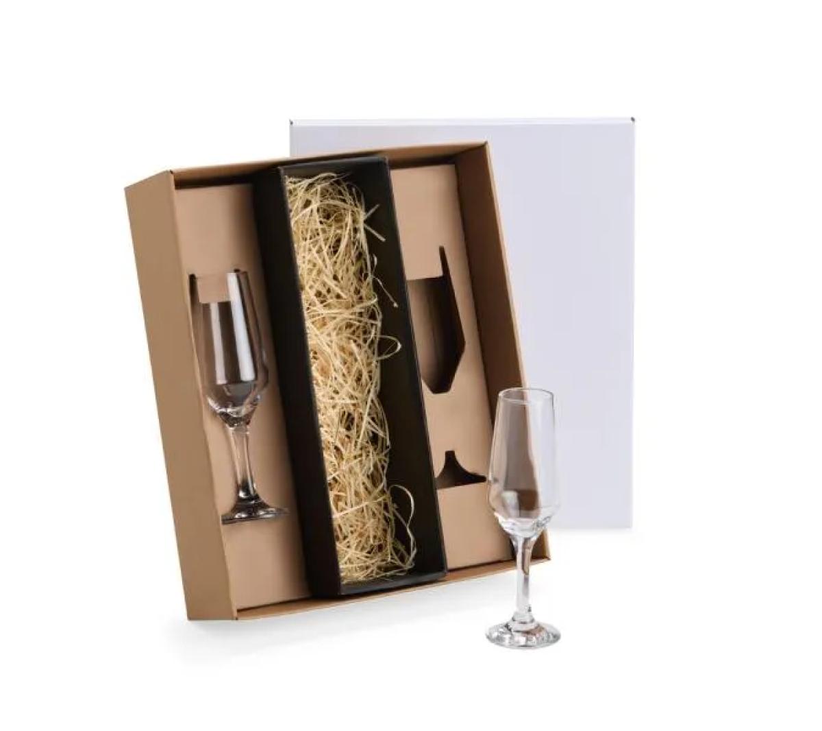 Jogo de Taças de Vidro P/ Champagne 186ml