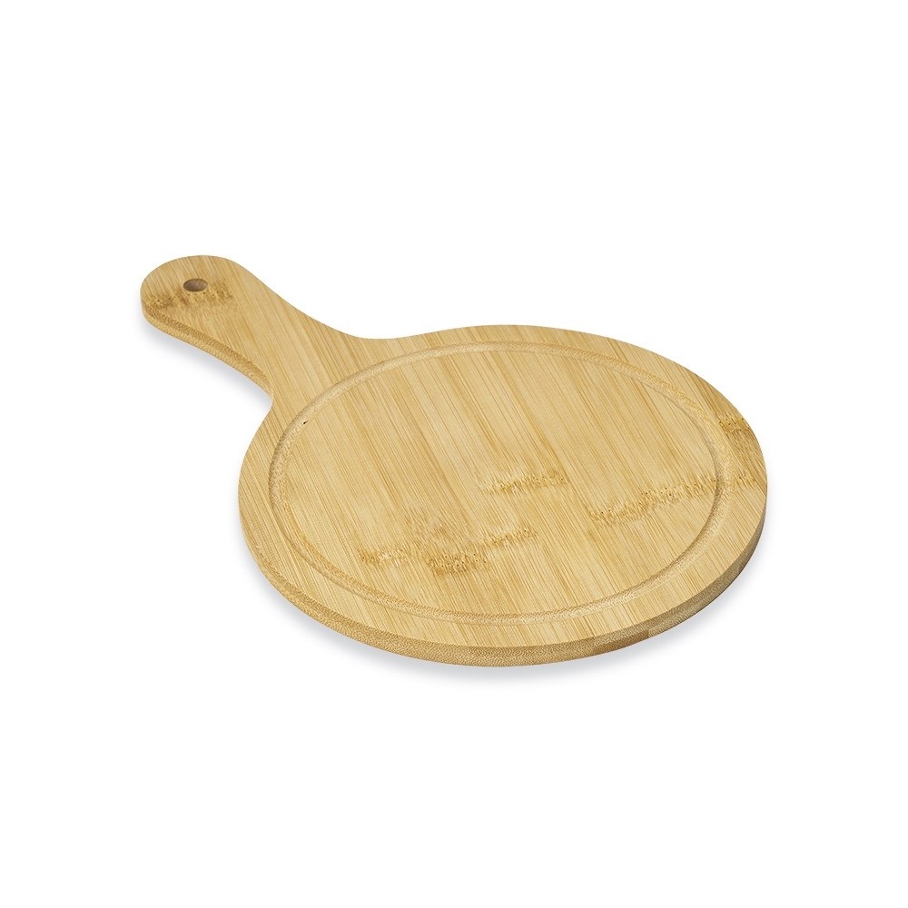 Tábua Redonda Bambu 30x20cm