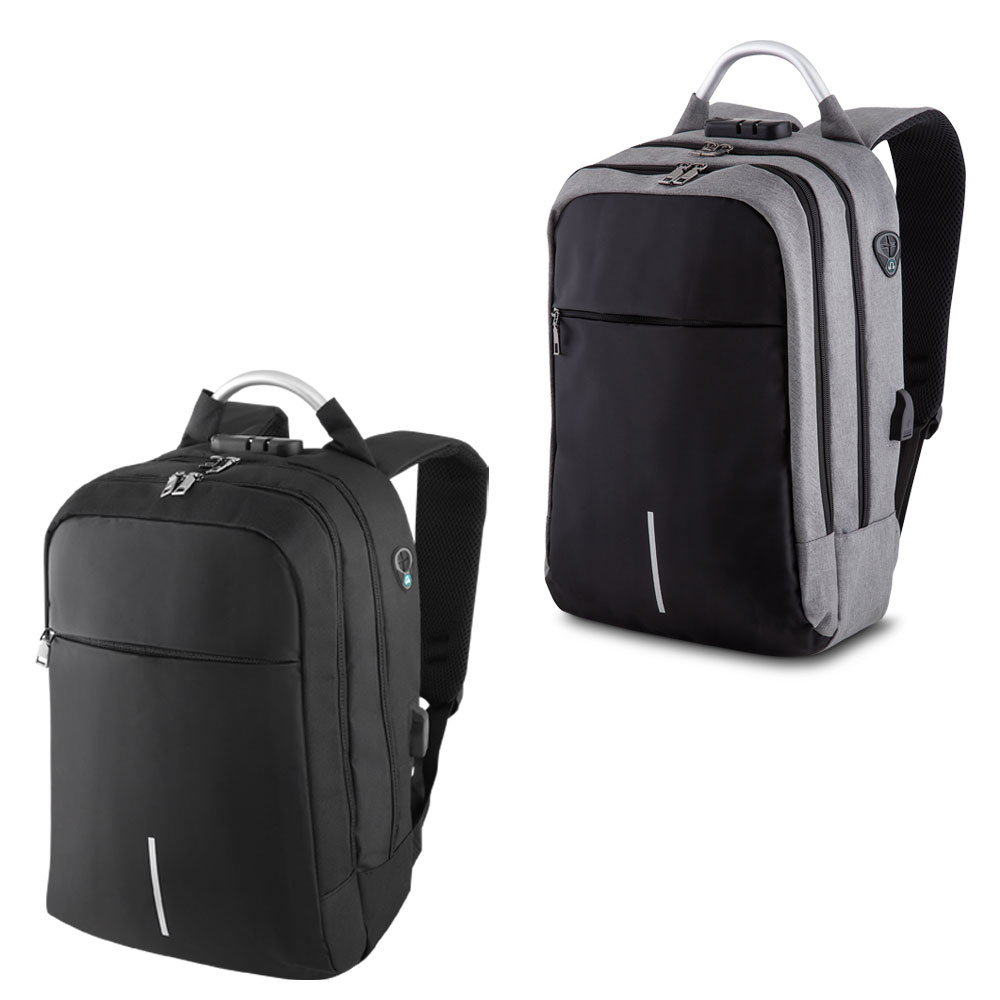 Mochila Poliéster para Notebook USB 45x28cm