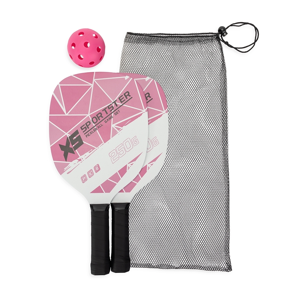Kit Pickleball Compósito Sintético 3 Peças Vidro 39,5x19,5cm