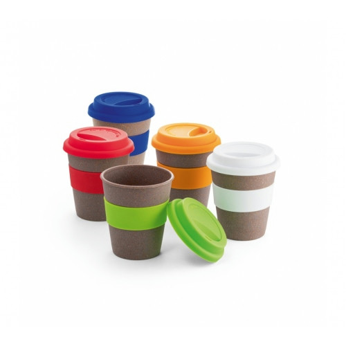 Copo para Viagem em Fibra de Bambu e Plástico PP 390ml