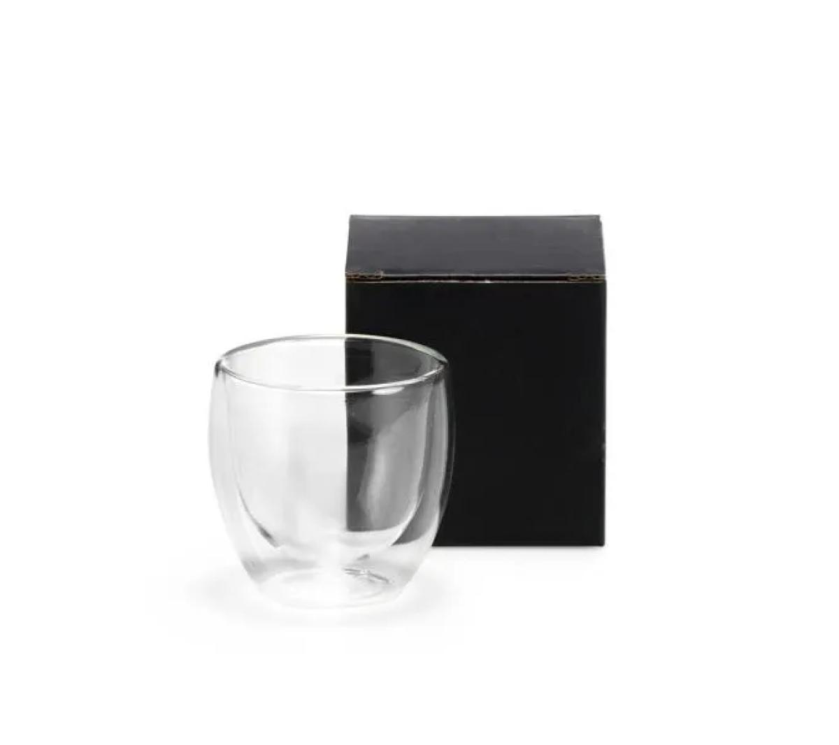 Copo em Vidro Parede Dupla 100ml