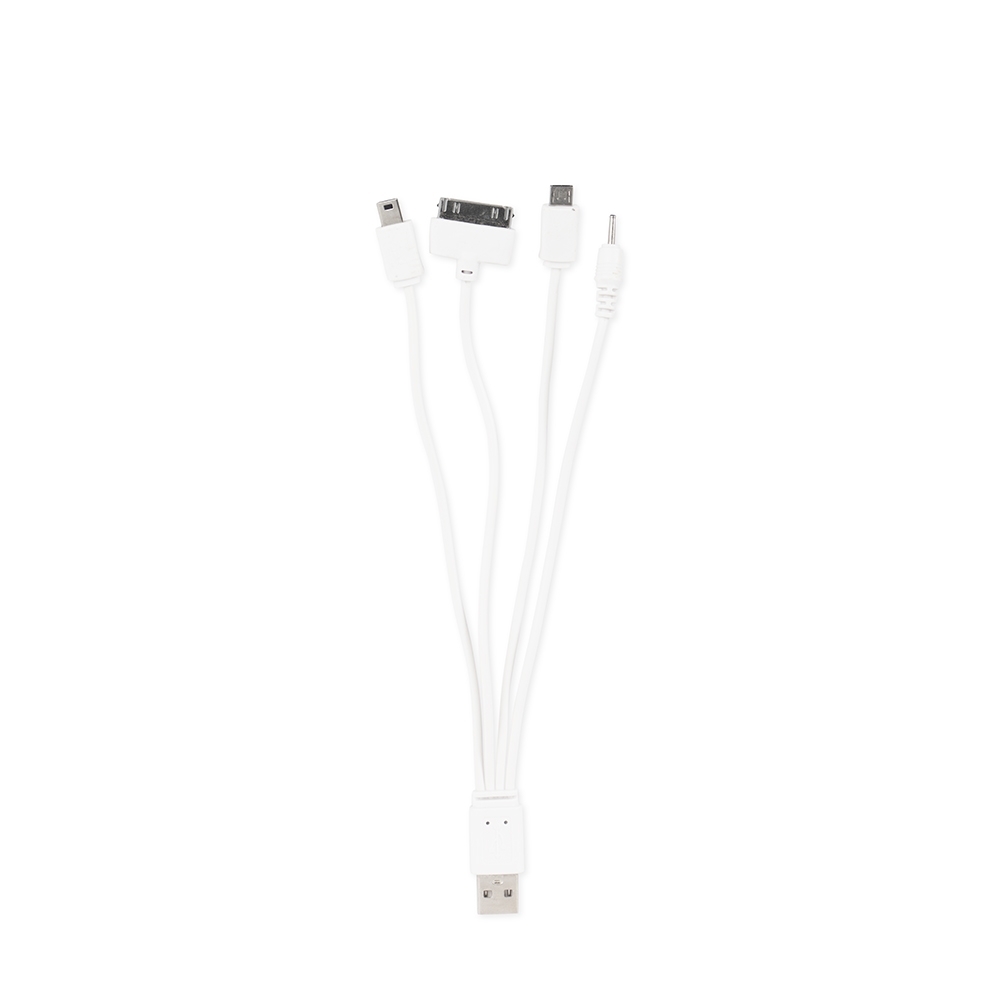Cabo USB 4 Pontas Plástico 21,9cm