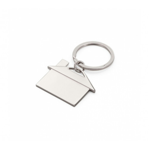 Chaveiro Metal Formato Casa 49x36mm