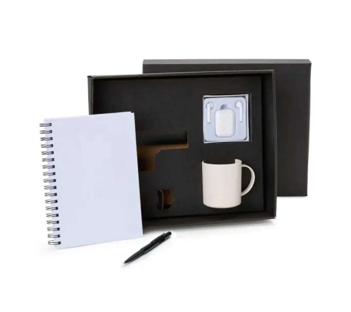 Kit Caneca Fibra de Bambu e Acessórios